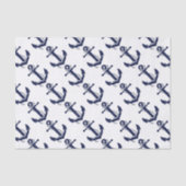 Sailing Anchor Navy Tissuepapier (Voorkant)