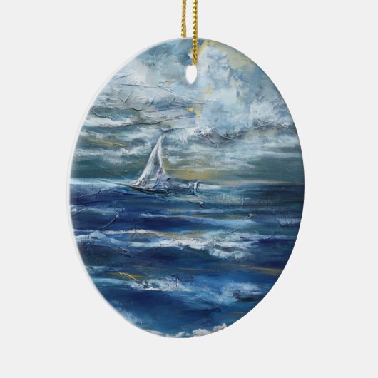 "Sailing" Art Ornament (Rechts)