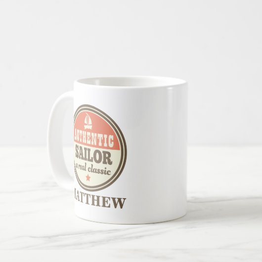 Sailing - Auteur - Aangepaste verkoper Koffiemok (Voorkant links)