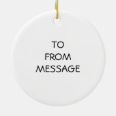 SAILING AWAY CHRISTMAS ORNAMENT (Achterkant)