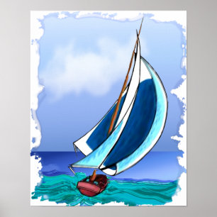 Sailing Away Poster