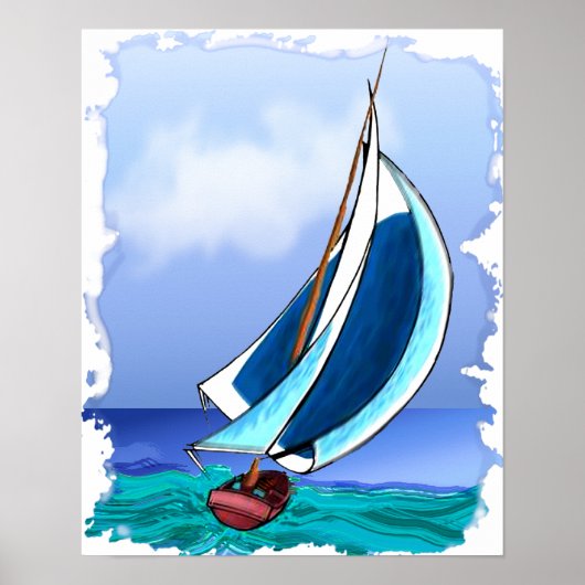 Sailing Away Poster (Voorkant)