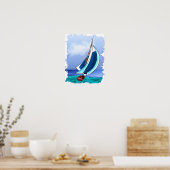 Sailing Away Poster (Keuken)