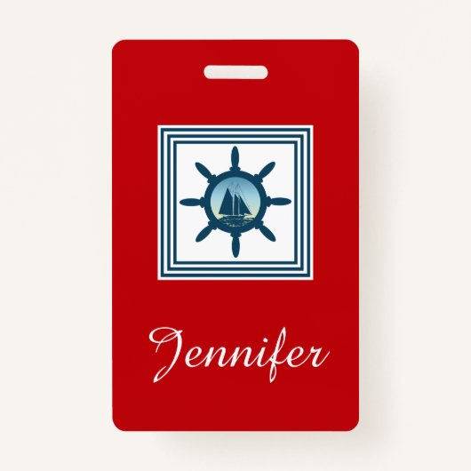 Sailing Badge (Achterkant)