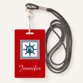 Sailing Badge (Voorkant met draagriem)