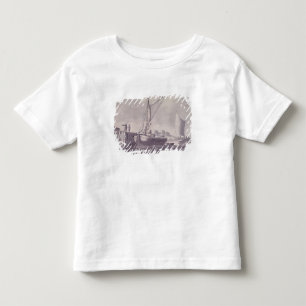 Sailing Barges nadert een Wharf Kinder Shirts
