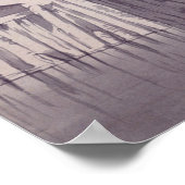 Sailing Barges nadert een Wharf Poster (Hoek)