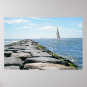 Sailing Barnegat Inlet Poster (Voorkant)