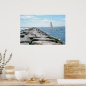 Sailing Barnegat Inlet Poster (Keuken)