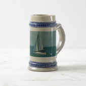 Sailing Beer Stein Bierpul (Voorkant rechts)