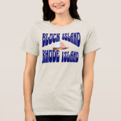 Sailing Block Island Tri-Blend Shirt (Voorkant)