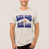 Sailing Block Island Tri-Blend Shirt (Voorkant)