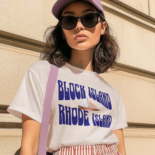 Sailing Block Island Tri-Blend Shirt