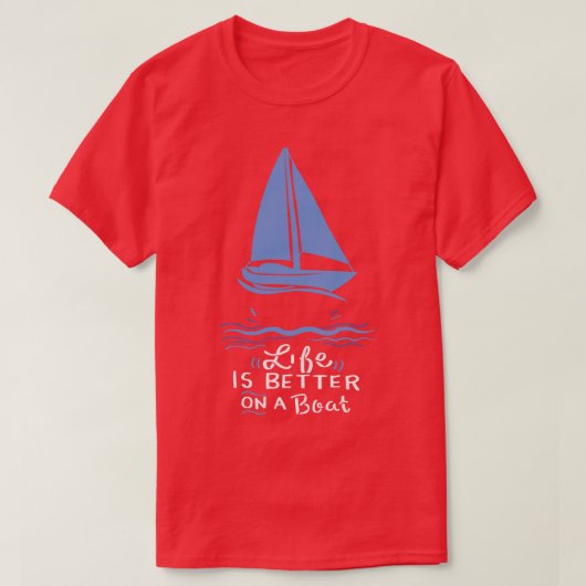 Sailing Boat 1 T-shirt (Design voorkant)