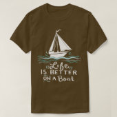 Sailing Boat Gift T-shirt (Design voorkant)