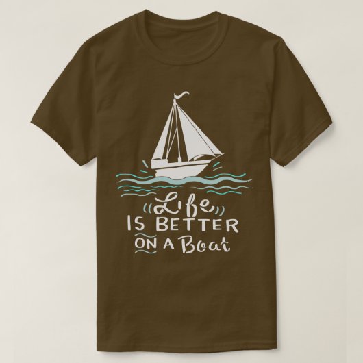 Sailing Boat Gift T-shirt (Design voorkant)