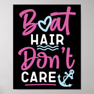 Sailing Boat Hair Maakt niet uit Poster
