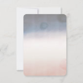 Sailing Boat Seastars Rehearsal Dinner  Kaart (Achterkant)