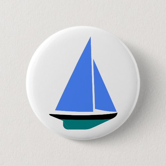 Sailing Boat - Voilier (11) Ronde Button 5,7 Cm (Voorkant)