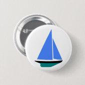 Sailing Boat - Voilier (11) Ronde Button 5,7 Cm (Voorkant /achterkant)