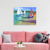 Sailing Boats Canvas Afdruk (Insitu (Woonkamer))
