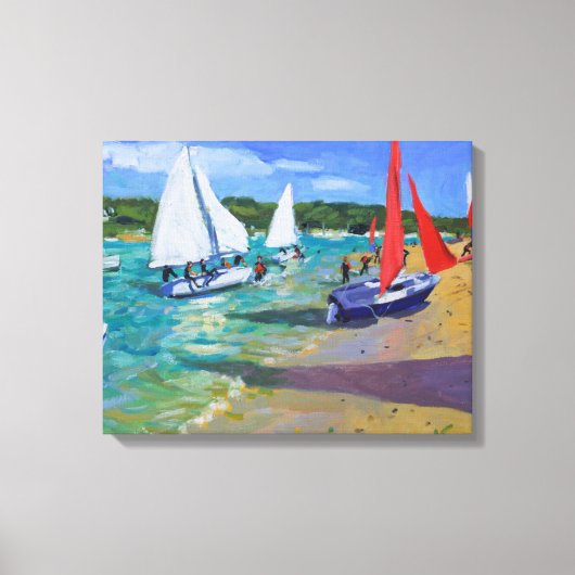 Sailing Boats Canvas Afdruk (Voorkant)