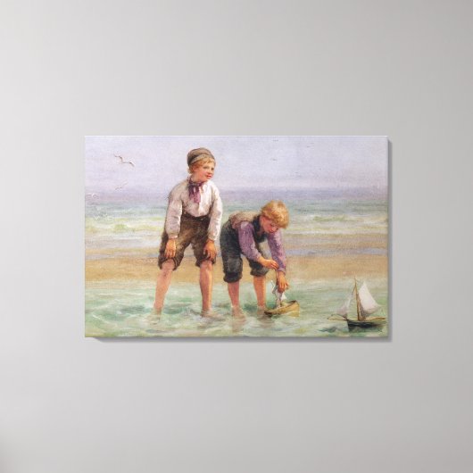 Sailing Boats Canvas Afdruk (Voorkant)