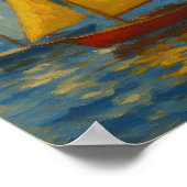 Sailing boats Poster Print (Hoek)