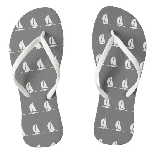 Sailing Boats Teenslippers (Voetbed)