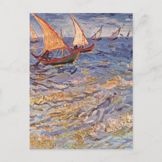 Sailing Boats - Vincent Van Gogh Briefkaart (Voorkant)