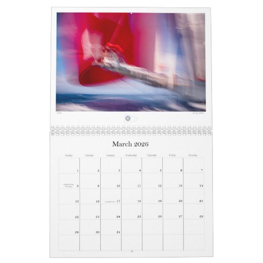 Sailing Calendar by Cory Silken Kalender (Mar 2026)
