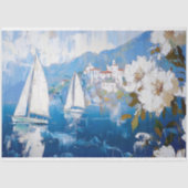 Sailing Catalina Island Californië Decoupage Tissuepapier (Voorkant)