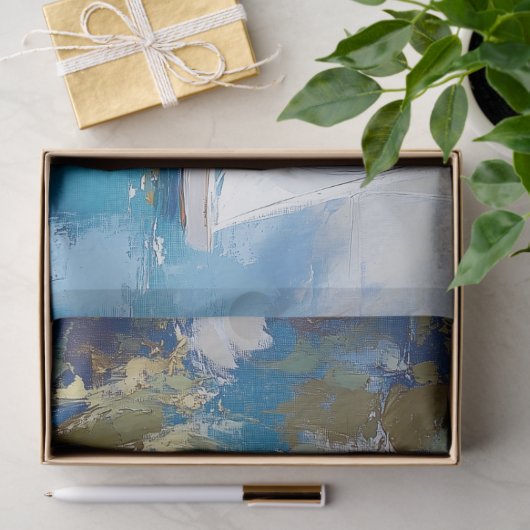 Sailing Catalina Island Californië Decoupage Tissuepapier (Geschenk)