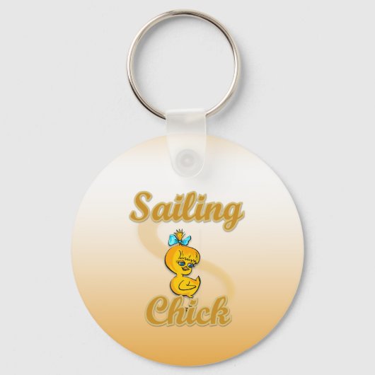Sailing Chick Sleutelhanger (Voorkant)