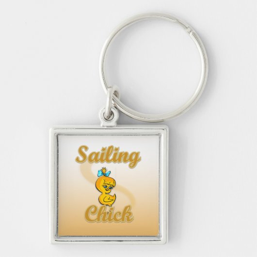 Sailing Chick Sleutelhanger (Voorkant)