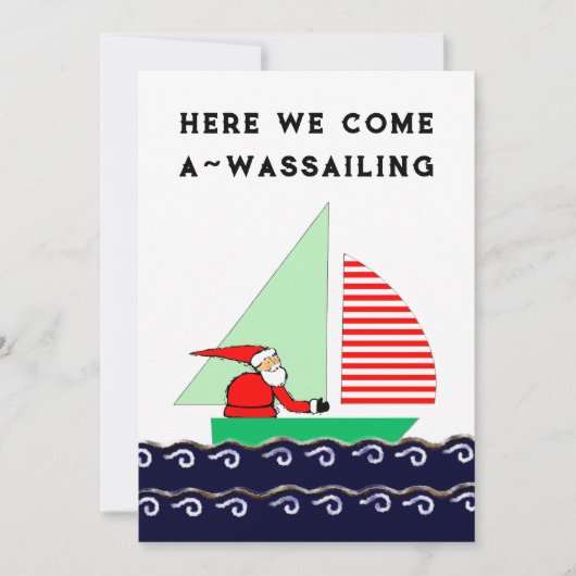 Sailing Christmas cards Feestdagenkaart (Voorkant)