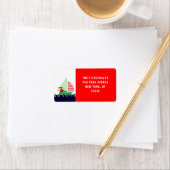 Sailing Christmas Label (Insitu)