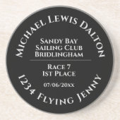 Sailing Club Trophy Sandstone Zandsteen Onderzetter (Voorkant)