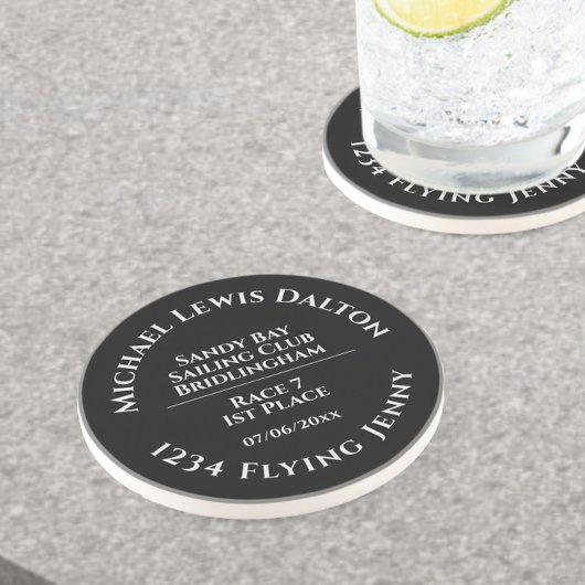 Sailing Club Trophy Sandstone Zandsteen Onderzetter