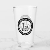 Sailing Club Yachting Race Award Glass Glas (Achterkant)