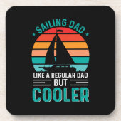 Sailing Dad Bier Onderzetter (Voorkant)