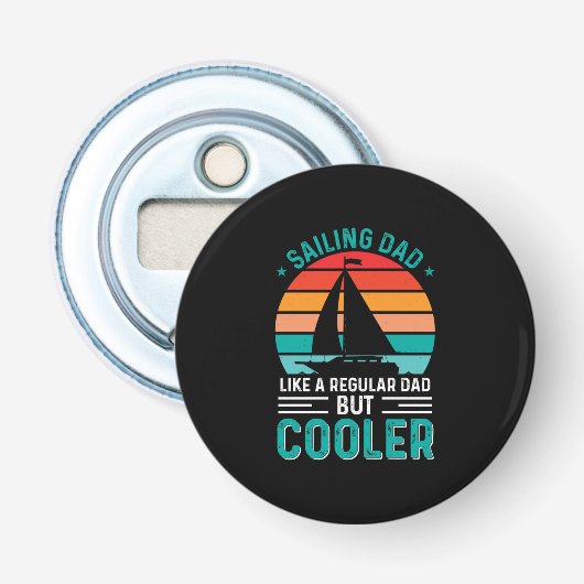 Sailing Dad Button Flesopener (Voorkant)