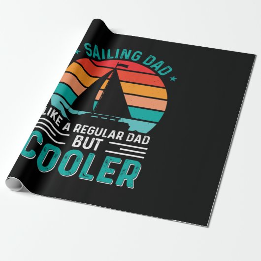 Sailing Dad Cadeaupapier (Uitgerold)