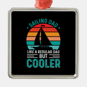 Sailing Dad Metalen Ornament
