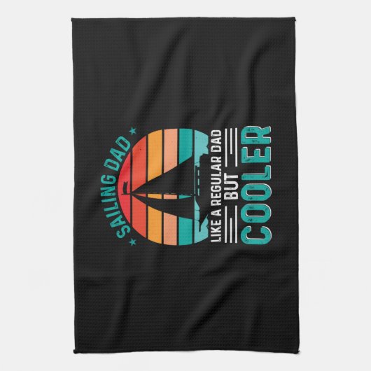 Sailing Dad Theedoek (Verticaal)