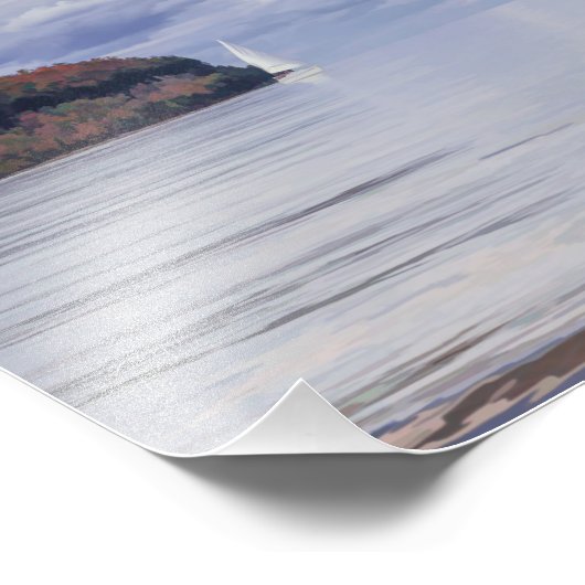 Sailing door County Foto Afdruk (Hoek)