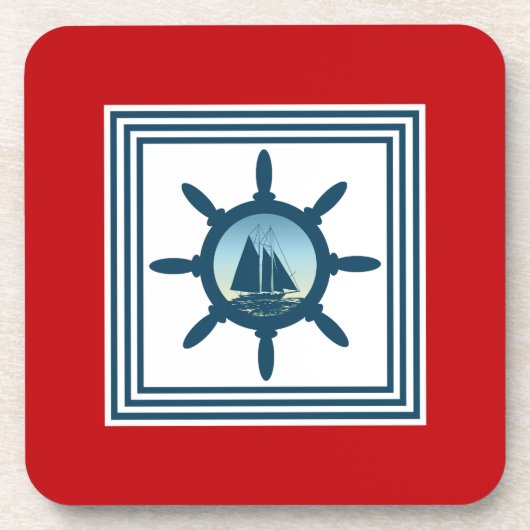 Sailing Drankjes Onderzetter (Voorkant)