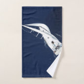 Sailing Freedom Bird's Eye Uitzicht Bad Handdoek (Handdoek)