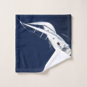 Sailing Freedom Bird's Eye Uitzicht Bad Handdoek (Wasdoekje)