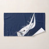 Sailing Freedom Bird's Eye Uitzicht Bad Handdoek (Handdoek)